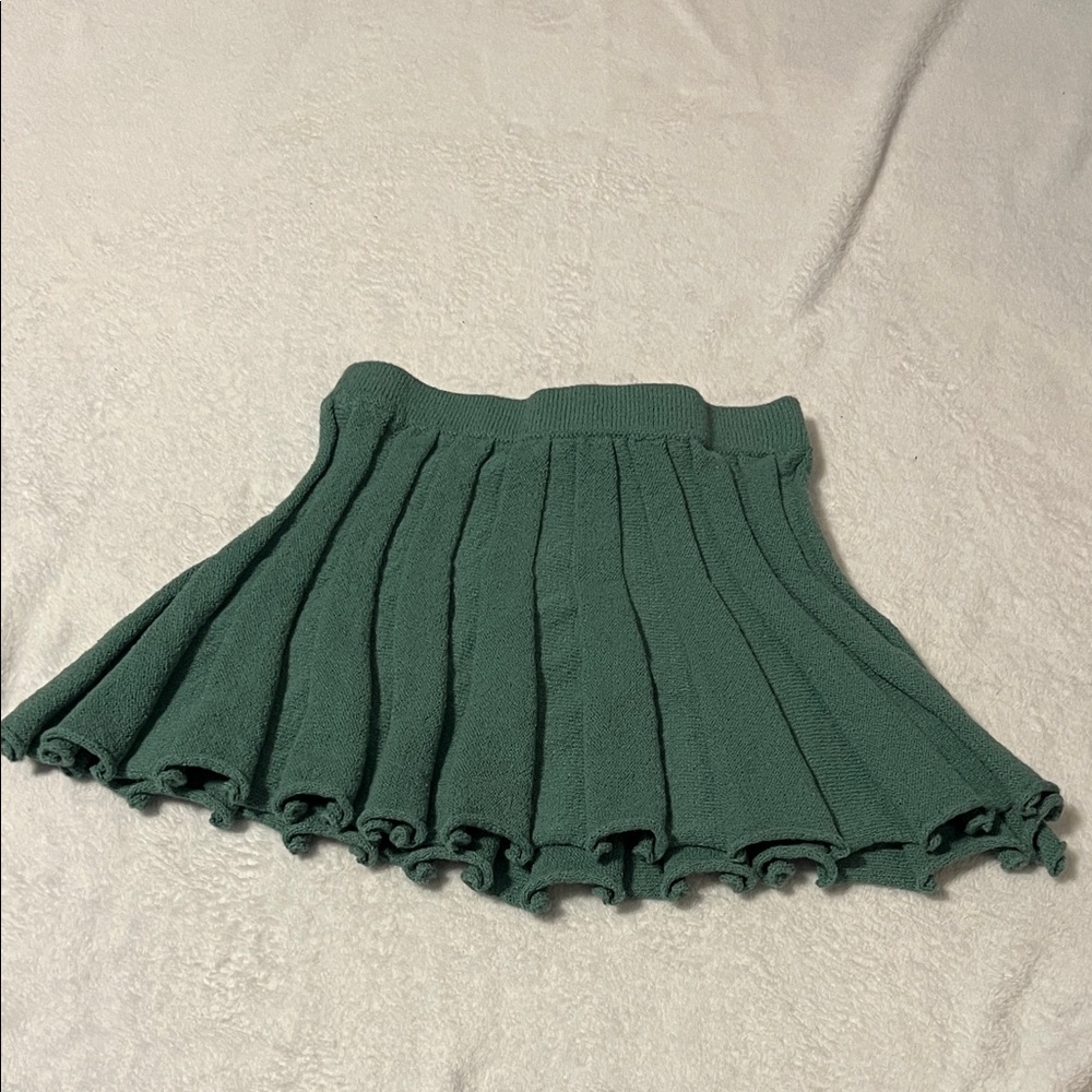 Free people beach knit skirt